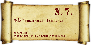 Mármarosi Tessza névjegykártya